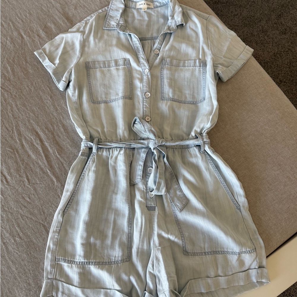Cloth & Stone Button-Up Romper
